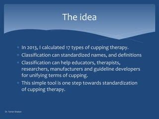 Classification of Cupping Therapy Types: The History and applications | PPT