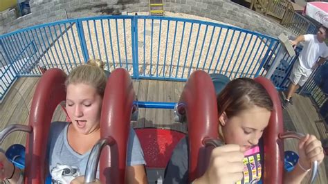 FUNNIEST ROLLER COASTER REACTIONS & SLINGSHOTS PASSING OUT!!! - YouTube