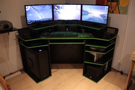 Gaming Desk #gamingdesk | Gaming computer desk, Diy computer desk ...