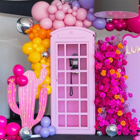 Pastel Pink Phone Booth | Luxe Couture Events