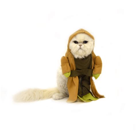 Yoda Star Wars Walking Cat Costume - Pet Costume Center