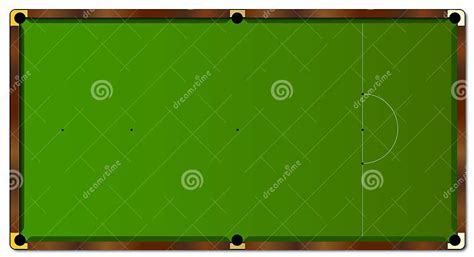 Snooker Table with Markings Stock Vector - Illustration of layout ...