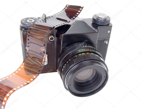 Old camera and film reel — Stock Photo © silverkblack #1449669