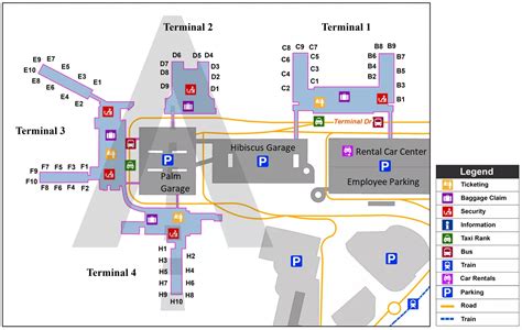 fll airport map