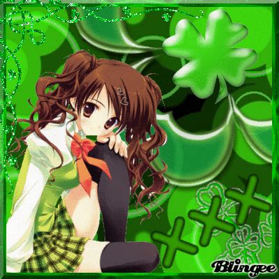 Anime Green Girl Picture #108028929 | Blingee.com