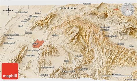 Satellite 3D Map of Quetta