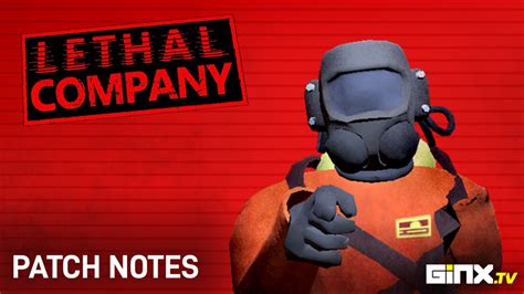 Lethal Company Update Patch Notes (November 2023) - GINX TV