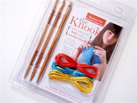 Knooking: Knitting with a Crochet Hook