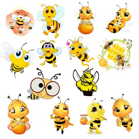 Bee Clipart PNG, Cute Bee Digital, Honey Bee PNG, Bee Transparent, Bee ...