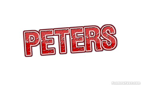 Peters Logo | Outil de conception de nom gratuit à partir de texte flamboyant