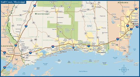 Mississippi Gulf CoastMap | Digital| Creative Force