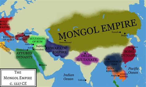 Genghis Khan's Empire (Illustration) - World History Encyclopedia