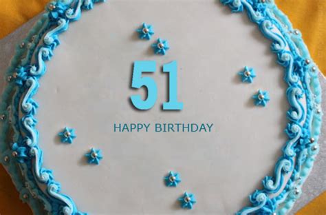 Happy 51st Birthday Cake With Name - 2HappyBirthday