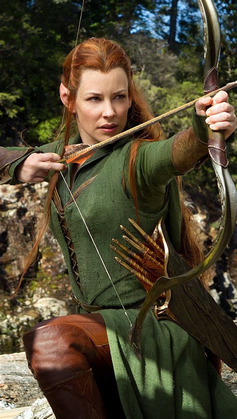 Evangeline Lilly como Tauriel Fondo de pantalla ID:1132