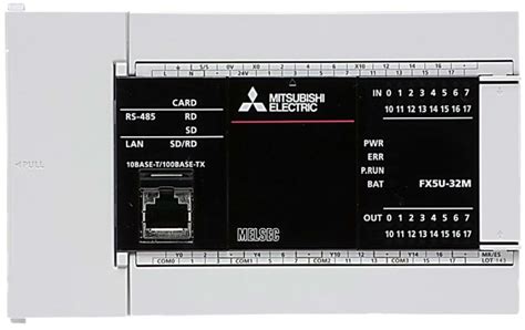 FX5U-32MT/ESS Mitsubishi | Mitsubishi FX5U PLC CPU - 16 Inputs, 16 ...