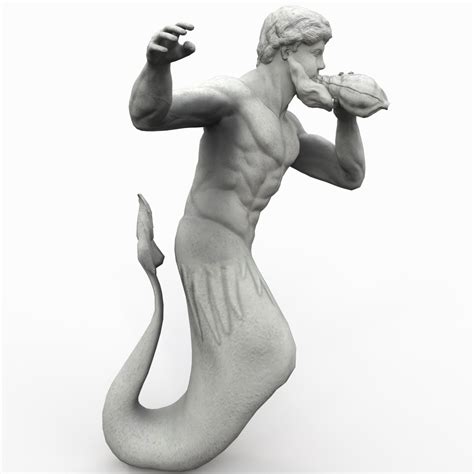 Triton Statue 3D Model $79 - .3ds .c4d .lwo .ma .obj .max - Free3D