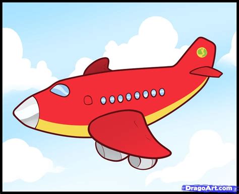 How to Draw a Plane for Kids