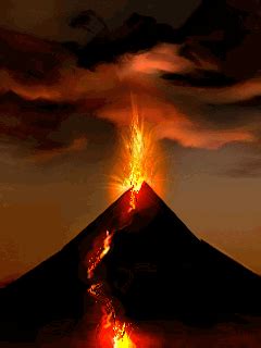 Volcano Gif - IceGif