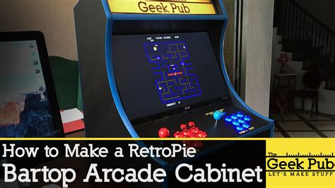 Build a RetroPie Bartop Arcade Cabinet with a Raspberry Pi @Raspberry ...