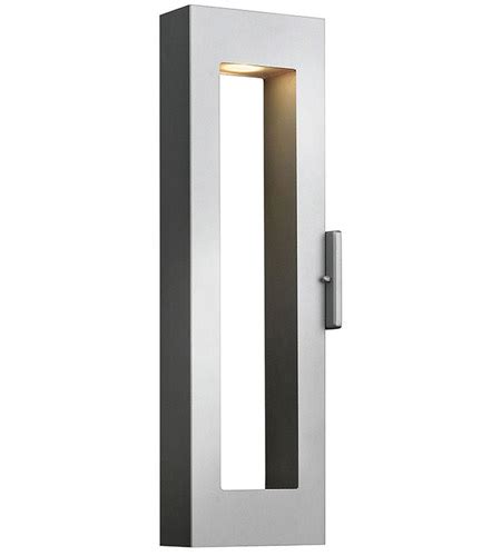 Hinkley 1644TT Atlantis 2 Light 24 inch Titanium Outdoor Wall Mount in MR-16