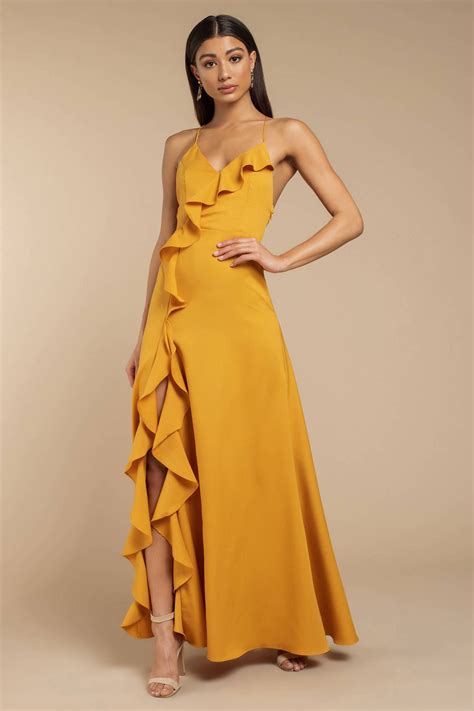 Corset Dresses for Women | Tobi | Yellow evening dresses, Yellow bridesmaid dresses, Neon prom ...