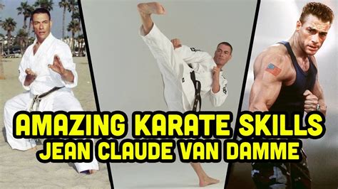 Jean claude Van damme with Amazing Karate Skills - YouTube