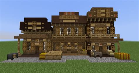 [Build] Update on my Western Style Town. : Minecraft