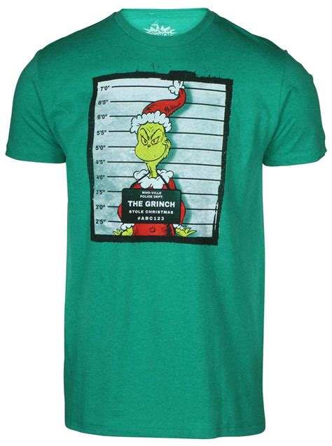 9 Crowns - Men's Licensed Grinch Christmas T-Shirt - Walmart.com ...