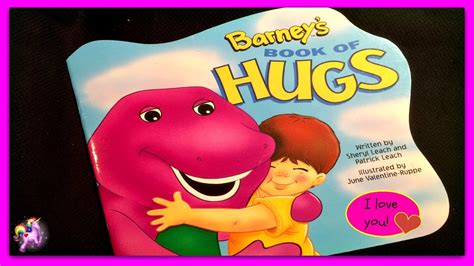 "BARNEY'S BOOK OF HUGS" - Read Aloud - Storybook for kids, children - YouTube