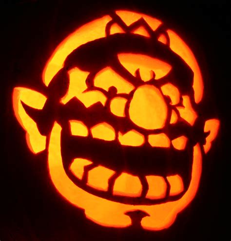 It's Wario Time :¦: By Johwee ☆ | Halloween pumpkin carving stencils, Pumpkin carving, Pumpkin ...