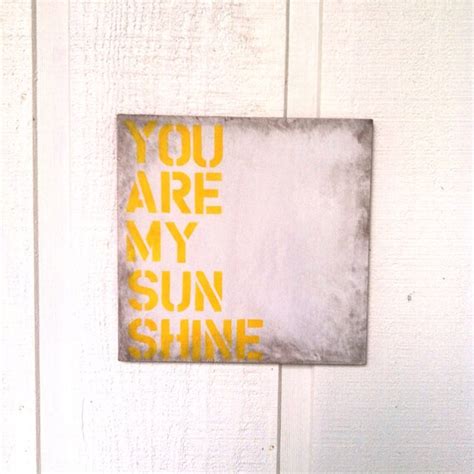 Items similar to Rustic - You Are My sunshine - Wood Sign - 12x12 on Etsy