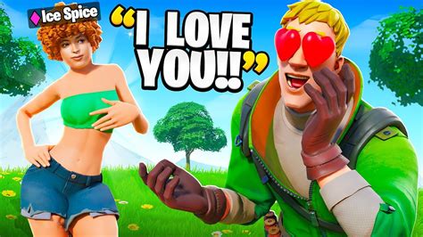 I Pretended To Be ICE SPICE in Fortnite - YouTube