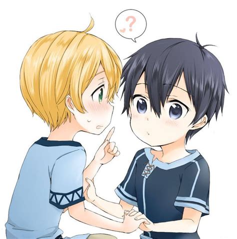 Kirito x Eugeo SAO Fanart | Kirito, Sword art online, Sao fanart