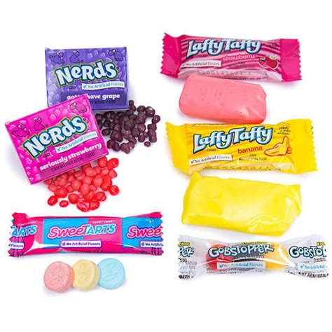 SweeTarts - Nerds - Laffy Taffy - Gobstopper Bulk Candy Assortment: 150-Piece Bag | bestcandyshop