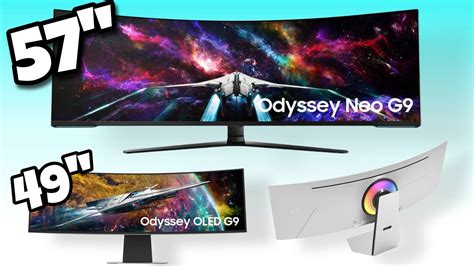 Samsung Unveils New 57" Odyssey Neo G9 & 49" OLED G9 Monitors at CES ...