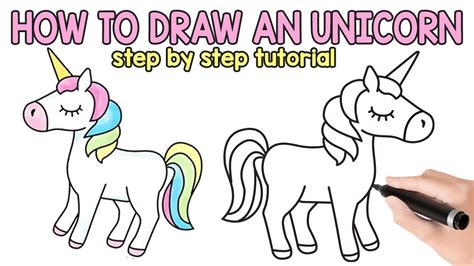 Learn How to Draw a Unicorn - YouTube