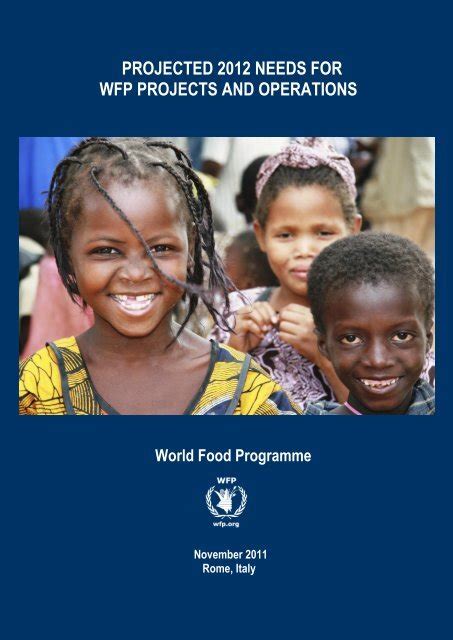 projected 2012 needs for wfp projects and operations - WFP Remote ...