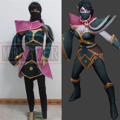 DOTA Defense of the Ancients Templar Assassin Cosplay Lanaya Cosplay Costume-in Game Costumes ...