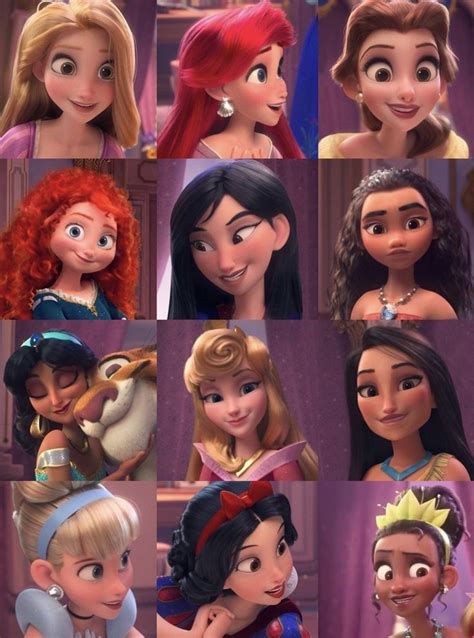 Disney Princesses in Wreck It Ralph 2. Disney Fan Art, Disney Pixar ...