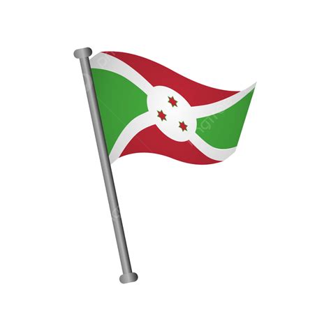 Burundi Flag Icon, Burundi, Flag, Burundi Flag PNG and Vector with ...