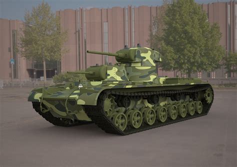 SMK Military Tank 3D Model Model - TurboSquid 2069377