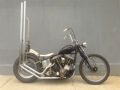 High Pipes - 1975 Harley-Davidson Shovelhead Custom - Bike-urious