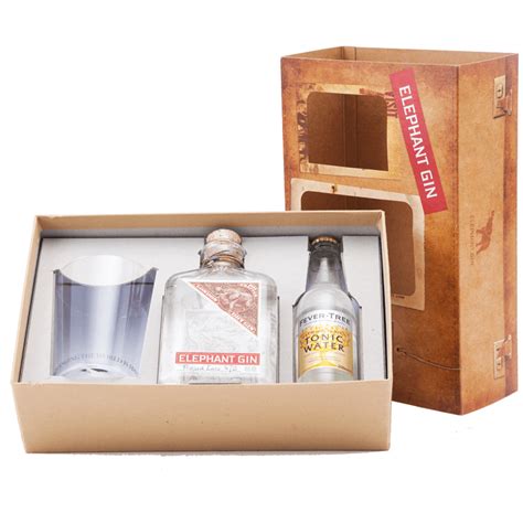 Elephant London Dry Gin Gift Set with tonic and glass (50cl) NV - Laithwaites Wine