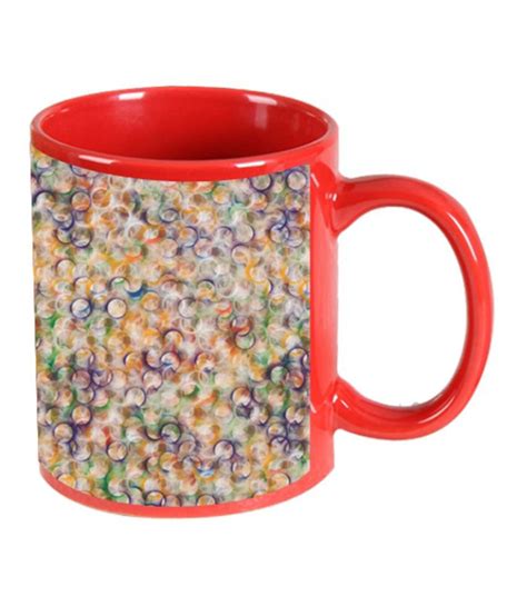 Printland Red Melamine Coffee Mug - 350 ml: Buy Online at Best Price in ...