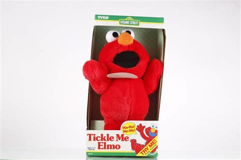 Lot - Original Tickle Me Elmo Doll by Tyco Brand New in Box