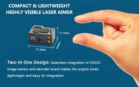 China Arduino Fixed 2D Barcode Scanner Module 752×480 CMOS Image Sensor TTL232 Cable - China 2D ...