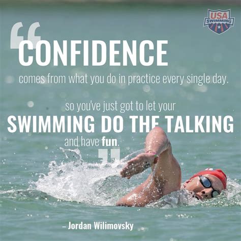 Motivational Quote: Jordan Wilimovsky | Swimming quotes, Competitive swimming quotes, Swimming ...