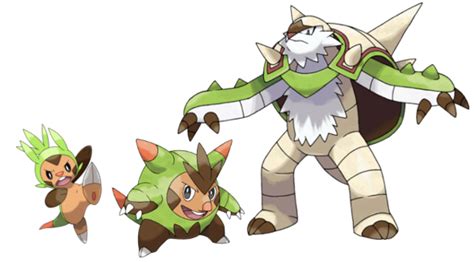 "Pokémon X" and "Y" In-Depth Analysis: Chespin, Quilladin, and ...