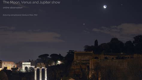 Watch the moon meet Venus and Jupiter in the sky on Wednesday | Space