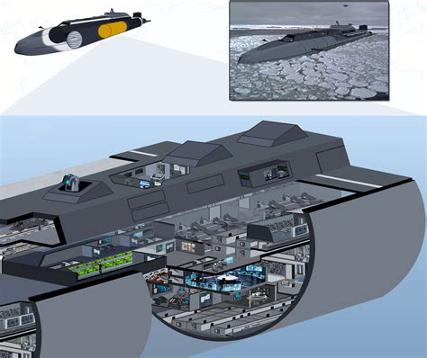 Forever Blowing Bubbles - Submarine Aircraft Carrier for the US Navy - 2035